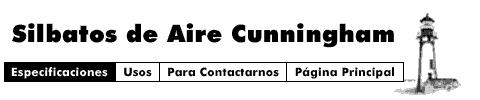 Silbatos de Aire Cunningham - Especificaciones