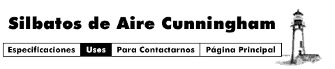 Silbatos de Aire Cunningham - Usos